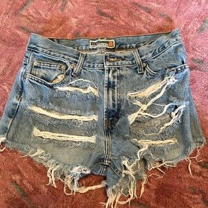 Vintage custom old navy jean shorts